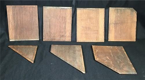 7 Wooden Door Panels, Cupboard Furniture Architectural Salvage, Art Crafts A55,