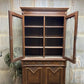 Walnut Dining Room Cabinet, Vintage China Hutch, Display Case Kitchen Cupboard A