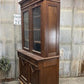 Walnut Dining Room Cabinet, Vintage China Hutch, Display Case Kitchen Cupboard A