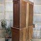 Walnut Dining Room Cabinet, Vintage China Hutch, Display Case Kitchen Cupboard A