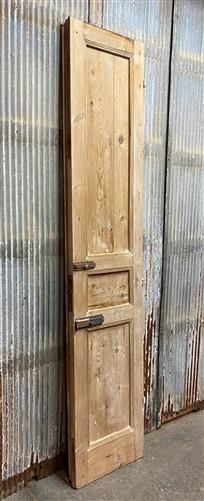 Antique French Single Door (21x98), Raised Panel Door, European Entry Door, A132