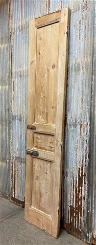 Antique French Single Door (21x98), Raised Panel Door, European Entry Door, A132