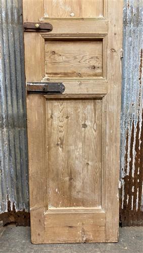 Antique French Single Door (21x98), Raised Panel Door, European Entry Door, A132