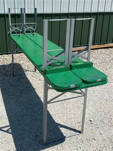 Wood Vintage German Oktoberfest ,Beer Garden Table and Benches, Picnic Table G81