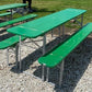 Wood Vintage German Oktoberfest ,Beer Garden Table and Benches, Picnic Table G93