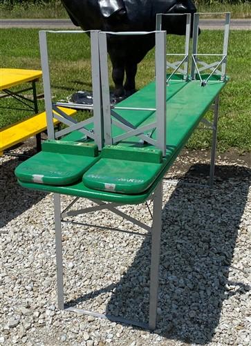 Wood Vintage German Oktoberfest ,Beer Garden Table and Benches, Picnic Table G94