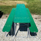 Wood Vintage German Oktoberfest ,Beer Garden Table and Benches, Picnic Table G61