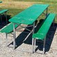 Wood Vintage German Oktoberfest ,Beer Garden Table and Benches, Picnic Table G60