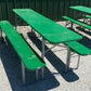 Wood Vintage German Oktoberfest ,Beer Garden Table and Benches, Picnic Table G77