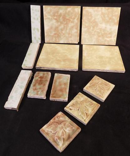 1800s Victorian Tiles, Architectural Salvage, Antique Fireplace Tiles H,