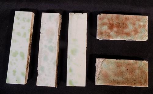 1800s Victorian Tiles, Architectural Salvage, Antique Fireplace Tiles H,