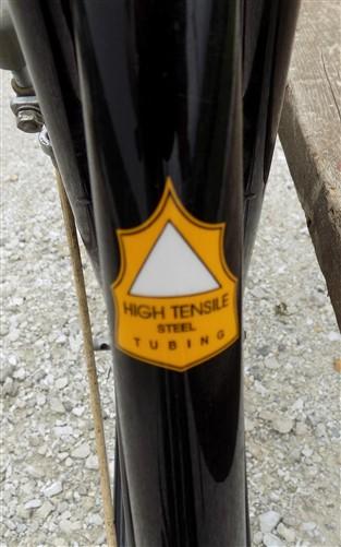 Rudge Whitworth Raleigh Sports Bicycle, Serial # 1730, High Tensile Steel Tubing