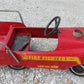 1960s AMF Fire Fighter Unit NO 508 Pedal Car, Childs Retro Ride On Truck Toy