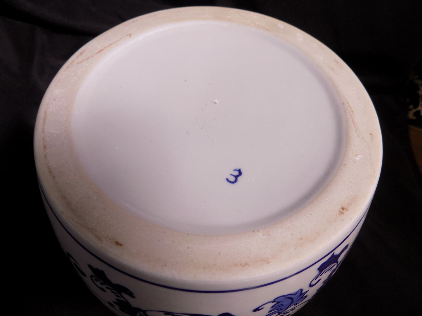 Blue & White Floral Temple Jar, 24 Chinese Porcelain Decor, Chinoiserie A15