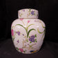 Bird & Flower Ginger Jar, 9 Chinese Porcelain Decor, Asian Chinoiserie A22