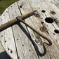 Rustic Hay Baling Hook, Primitive Amish Farm Country Tool, Farmhouse Decor