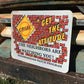 Neighborhood Watch Sign, 18x24 "Get the Attitude", Vintage Road Sign, A