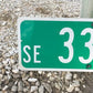 SE 33rd Ter Street Sign, 9x24 Vintage Green Road Sign, Metal Road Sign, A