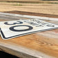 Speed Limit 30 Vintage Sign, 30x24 Vintage Metal Road Sign, C