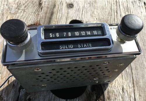 1960s Automatic AM Solid State Radio, Vintage Car Dash Radio TMA-1550