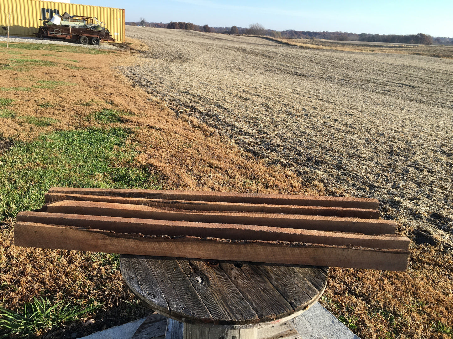 5 Live Edge Raw Boards, Natural Unfinished Wood Lumber, Rustic Hardwood A1,