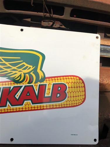 Dekalb Seed Corn Sign, Vintage Metal Advertising Sign, Farm Seed Corn Sign C