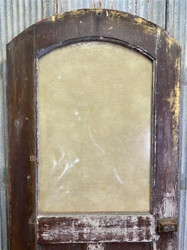 Vintage Arched Top Door, Architectural Salvage, Single Entrance Door (35.5x86.5)