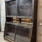 Antique Walnut Glass Display Cabinet, Store Showcase, Pharmacy Apothecary, B