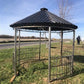 Metal Roof Gazebo, Backyard Gazebo, Metal Pergola, Outdoor Patio, Garden Arbor F