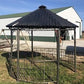 Metal Roof Gazebo, Backyard Gazebo, Metal Pergola, Outdoor Patio, Garden Arbor F