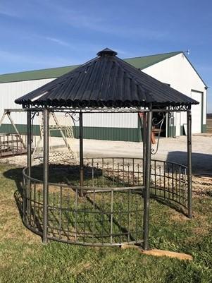 Metal Roof Gazebo, Backyard Gazebo, Metal Pergola, Outdoor Patio, Garden Arbor G