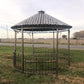 Metal Roof Gazebo, Backyard Gazebo, Metal Pergola, Outdoor Patio, Garden Arbor J