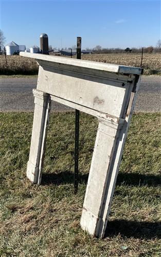 Antique Fireplace Mantel Surround (48x48.5) Architectural Salvage Rustic, A189