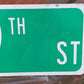 SW 19th ST Street Sign, 9x24 Vintage Green Road Sign, Metal Road Sign, D