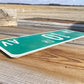 SW 10th AV Street Sign, 9x24 Vintage Green Road Sign, Metal Road Sign, E