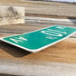 SW 10th AV Street Sign, 9x24 Vintage Green Road Sign, Metal Road Sign, F