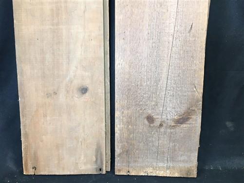 4 Barn Wood Reclaimed Planks, Wall Siding Boards, Rabbet Edge Lumber A57,