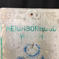 Neighborhood Watch Street Sign, 24x18 Vintage Metal Road Sign, We Call Police