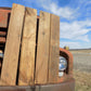 4 Barn Wood Reclaimed Planks, Wall Siding Boards, Rabbet Edge Lumber A47