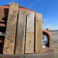 4 Barn Wood Reclaimed Planks, Wall Siding Boards, Rabbet Edge Lumber A48