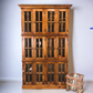 4'10" Triple Stack Cabinet, Walnut Kitchen Cabinet, Bookcase, Kitchen Storage C