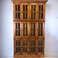 4'10" Triple Stack Cabinet, Walnut Kitchen Cabinet, Bookcase, Kitchen Storage C