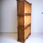 4'10" Triple Stack Cabinet, Walnut Kitchen Cabinet, Bookcase, Kitchen Storage C