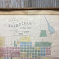 1945 Fairfield Iowa City Map, Jefferson County Plat Map, Historic Genealogy Map