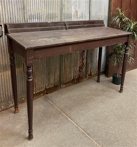 Slant Front Table, Vintage Wood Desk, Home/Office Desk Writing Table, Front Desk
