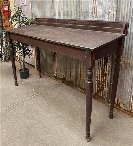 Slant Front Table, Vintage Wood Desk, Home/Office Desk Writing Table, Front Desk