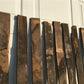 8 Reclaimed Wainscoting Bead Board Pieces, Architectural Salvage Vintage A42,
