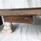 Singer Wood Table Top, Treadle Sewing Machine Base, Cabinet Part Vintage F,