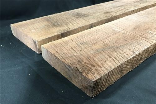 2 Raw Walnut Boards, Natural Unfinished Sawn Wood Lumber, Rustic Hardwood L,