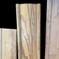 7 Wood Trim Pieces, Architectural Salvage, Reclaimed Vintage Wood Baseboard A55